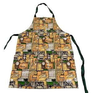 Vintage Rare‎ Harrods Knightsbridge "Historic Harrods" Spillproof Apron - Adult
